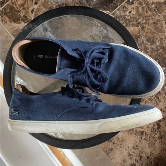 Men’s blue Lacoste sneakers Size 10 - Picture 2 of 5